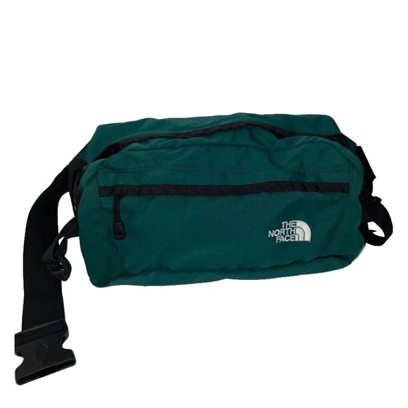 The North Face Handbags - The North Face Green Lumbar Mountain Vintage Fanny Pack Adjustable Waist Bag